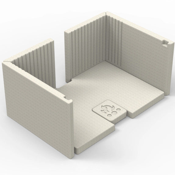 Moulded Refractory Panel Kit for Minimalist Base and Insert (AC01237)