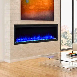 SimpliFire Allusion Platinum Electric Fireplace