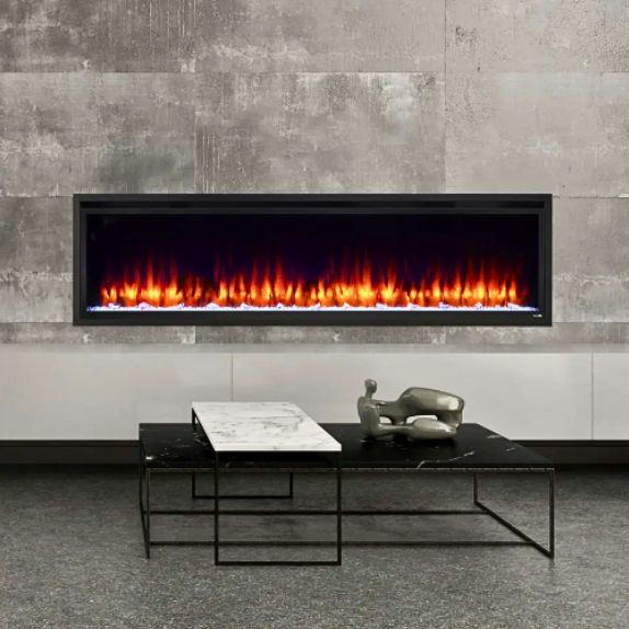 SimpliFire Allusion Platinum Electric Fireplace