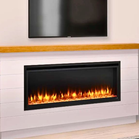 SimpliFire Allusion Platinum Electric Fireplace