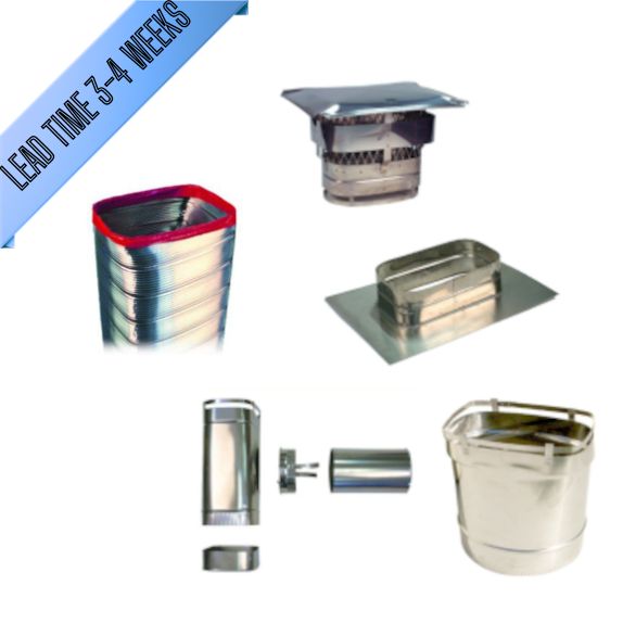 Rectangle Stainless Steel Flue Lining Kits