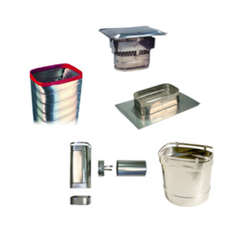 Rectangle Stainless Steel Flue Lining Kits
