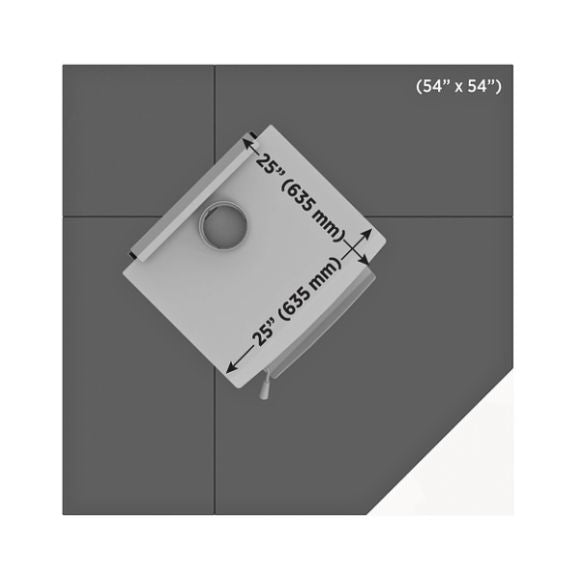 54" Corner Modular