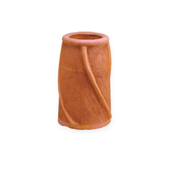 Clay Chimney Pot Hampshire Model with Round Base Shape - Rockford Chimney