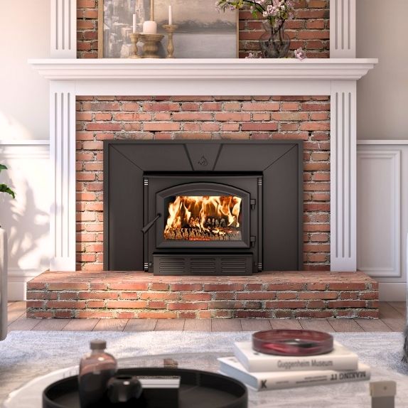 Wood Heater Enerzone Destination 1.6 Pedestal Fireplace